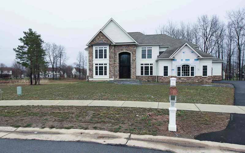 New home | Before landscaping installation in Greece NY