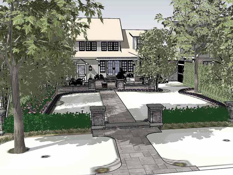 Landscape design for Front yard