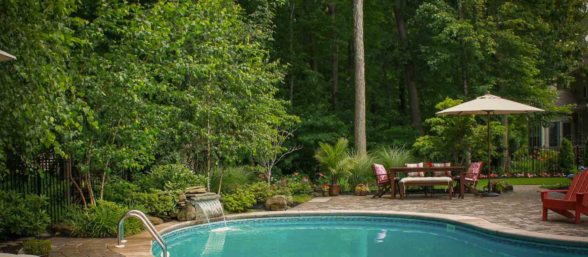 Backyard Landscaping, pool, patio