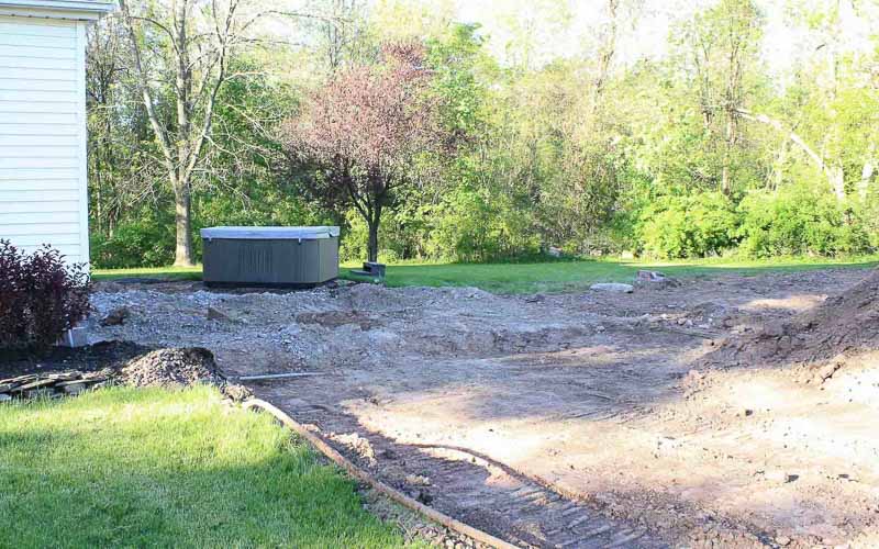 Landscape renovation Before starting new project