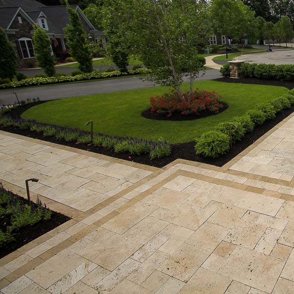 professional landscaping designed for Front yard in Rochester NY