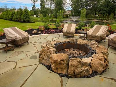 Boulder Firepit